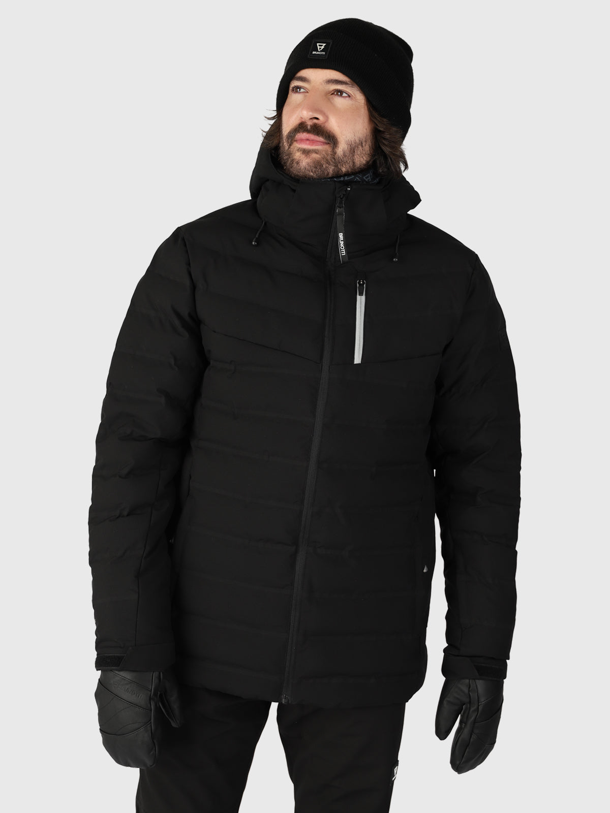 Sanclair Men Puffer Snow Jacket Black