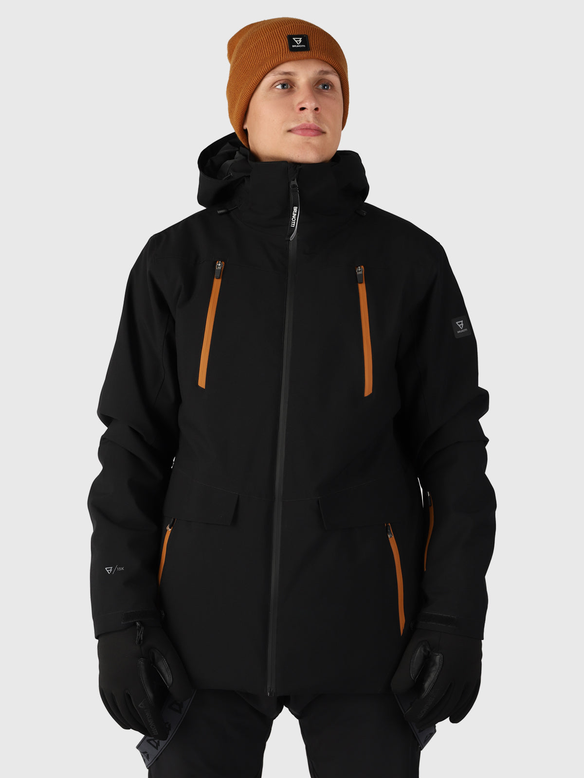 Baron Men Snow Jacket Black