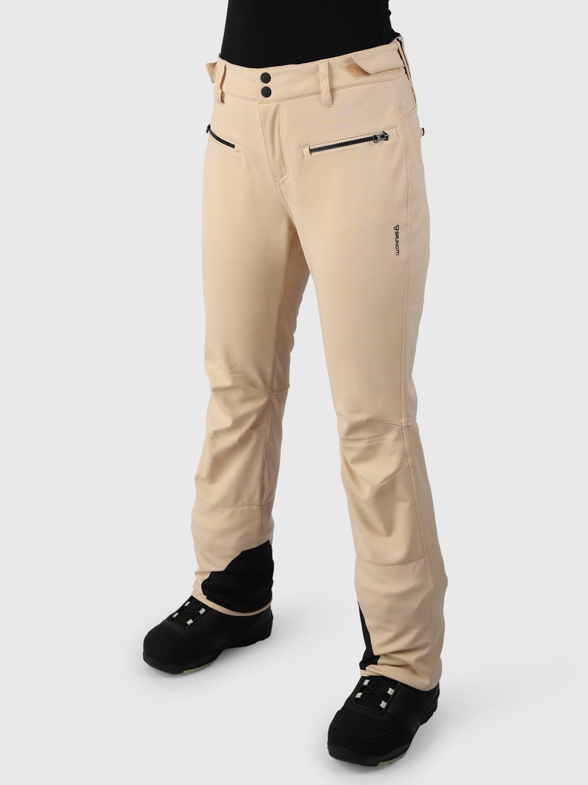 Coldlake Women Softshell Snow Pants White