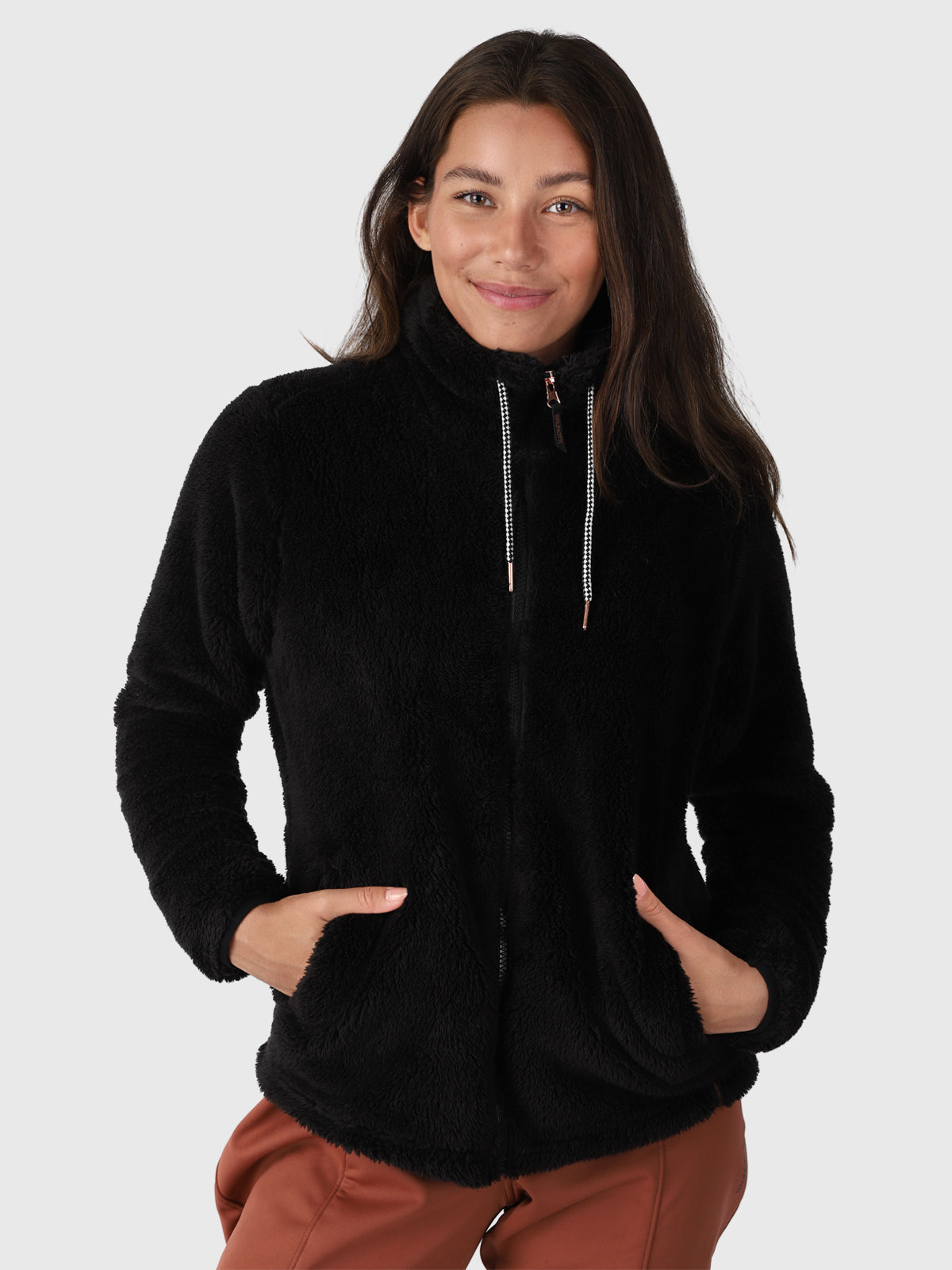 Kyoto Women Fleece Jacket Black