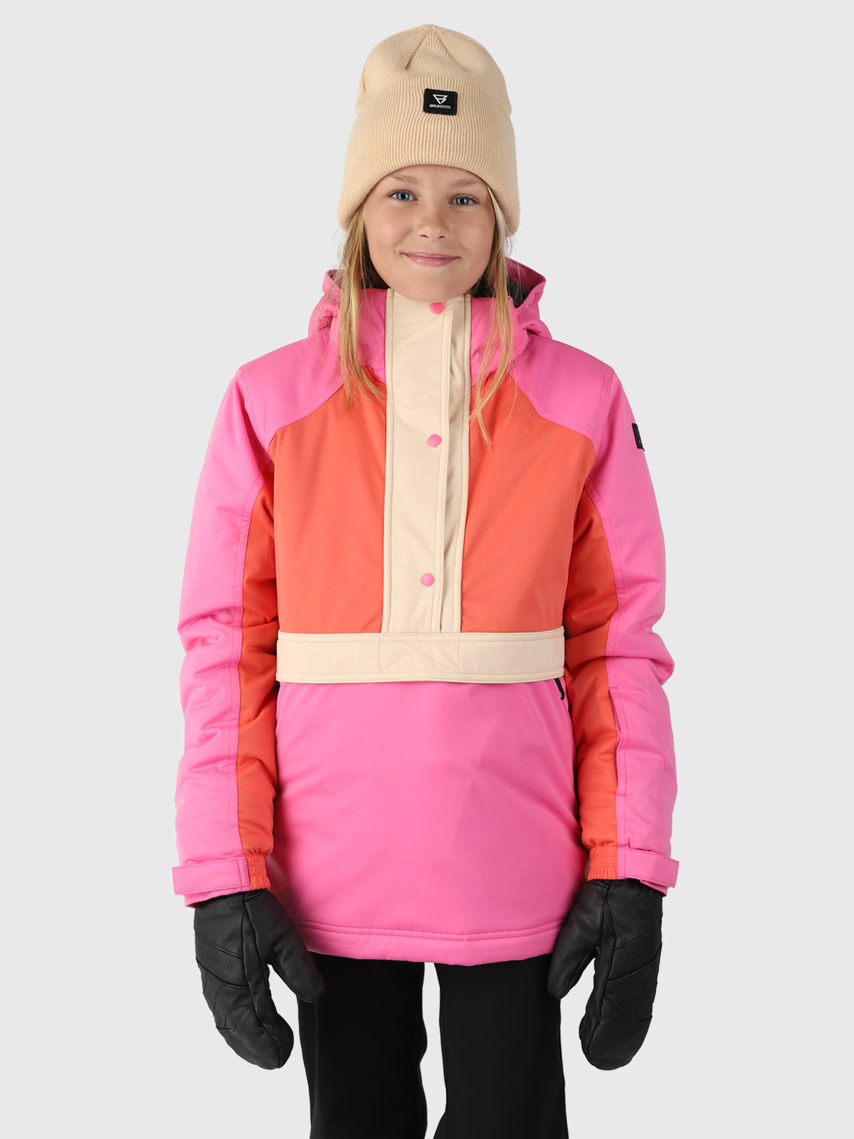 Sappo Girls Anorak Snow Jacket Red