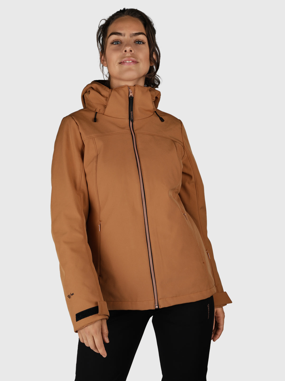 Aries N Dames Softshell Jas Bruin