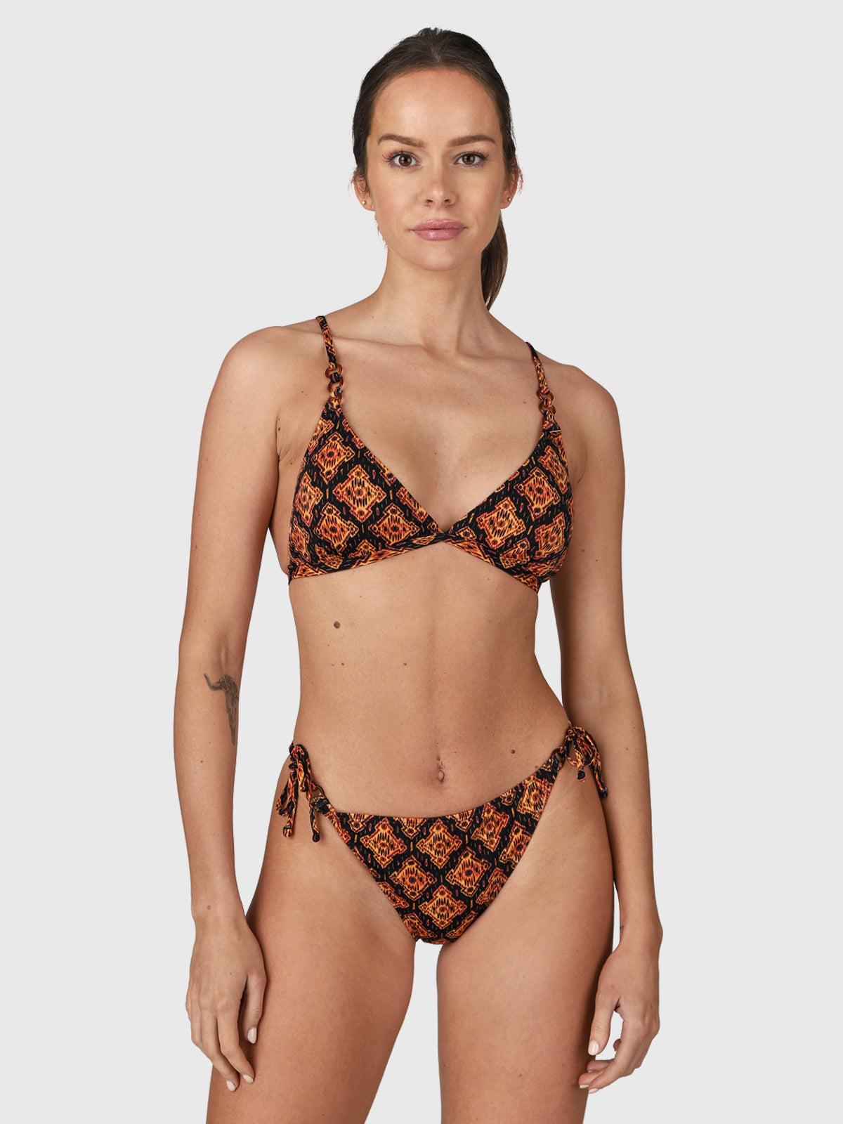 Zwarte triangel bikini hot sale