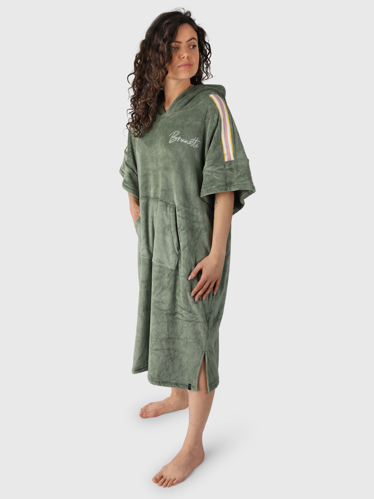 Ponchita R Women Poncho Green