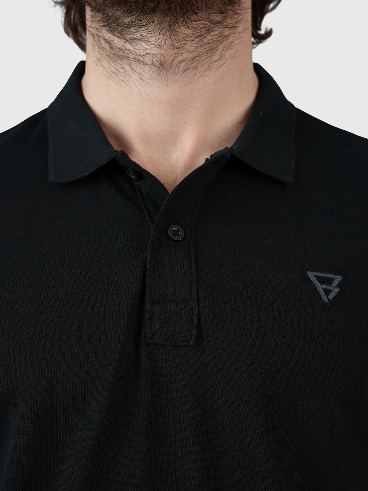 Frunot-II Herren Poloshirt | Schwarz