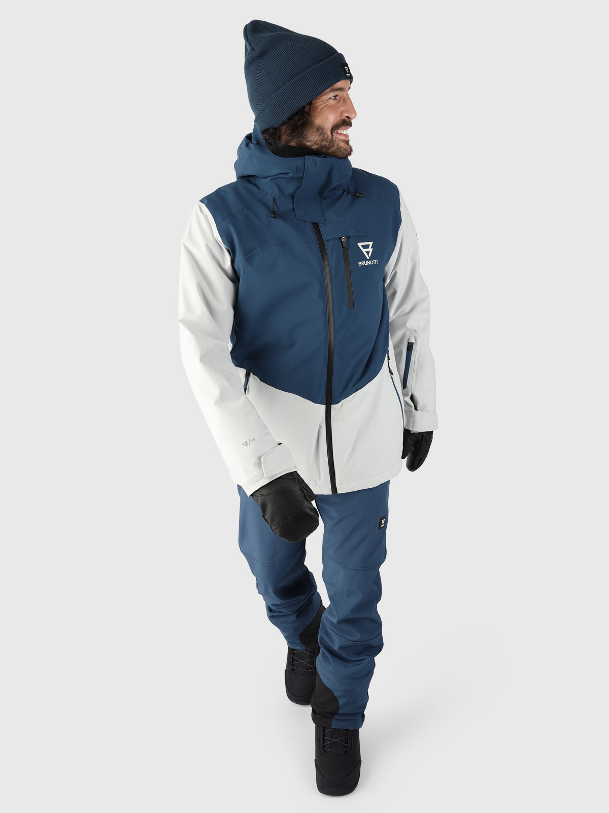 Kense Heren Ski Jas Blauw