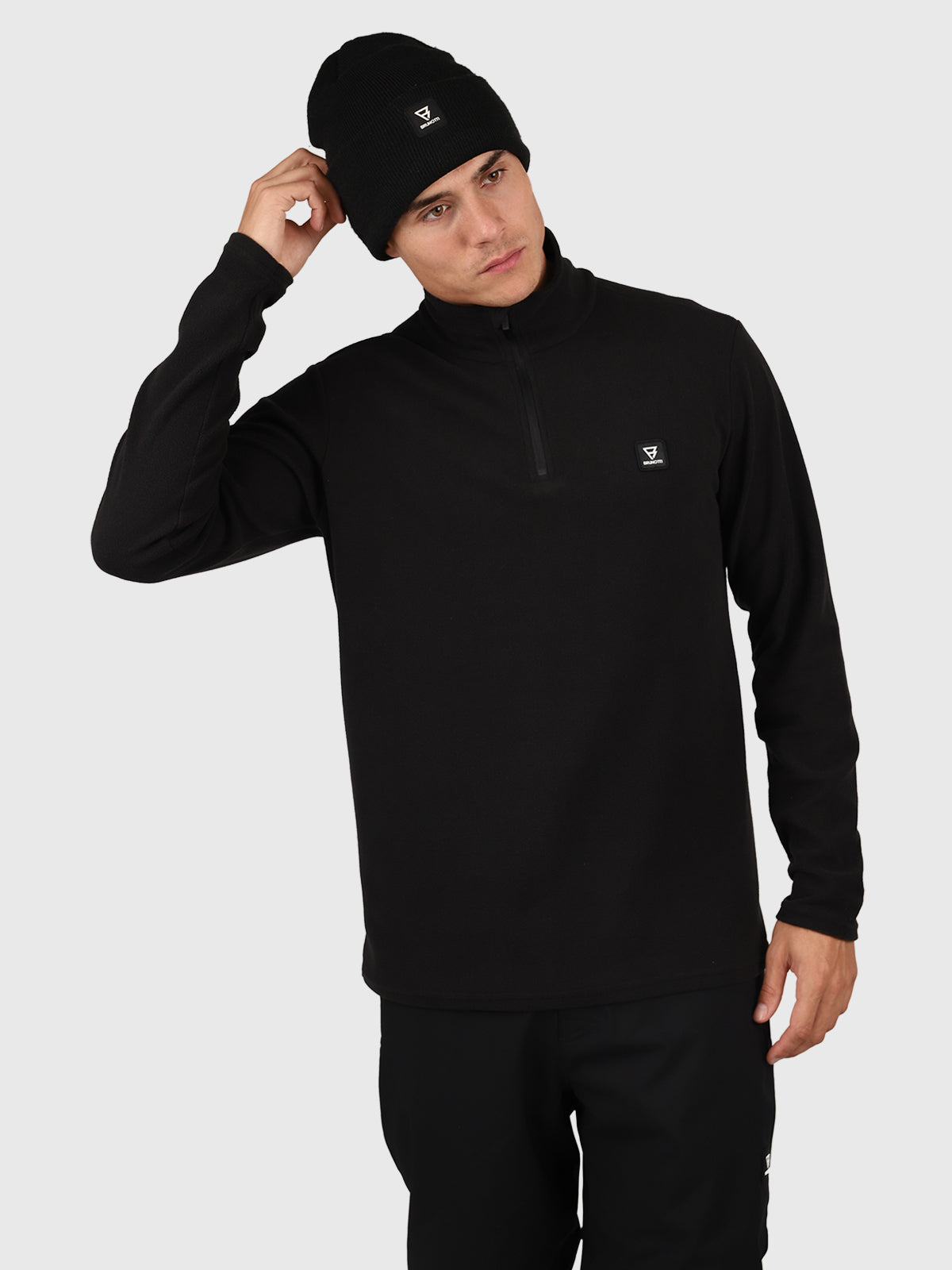 Lenno-R Heren Fleece | Zwart