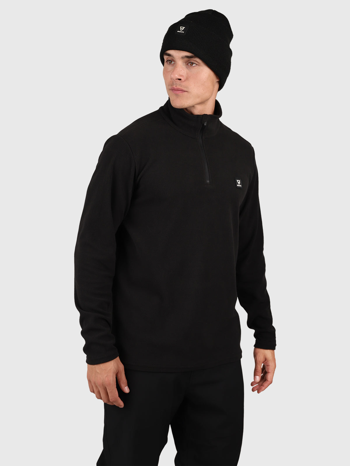 Lenno-R Herren Fleece | Schwarz