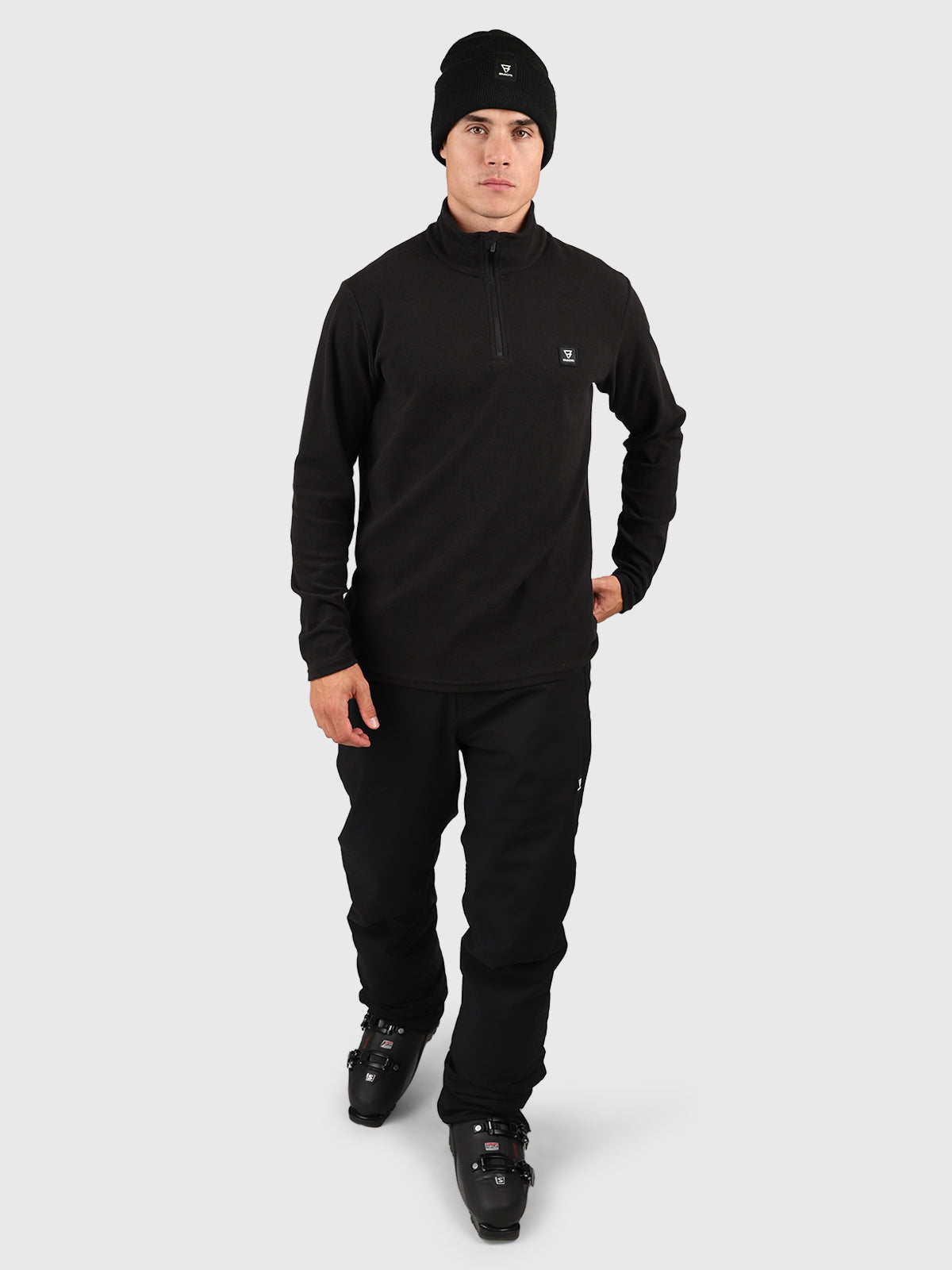 Lenno-R Herren Fleece | Schwarz