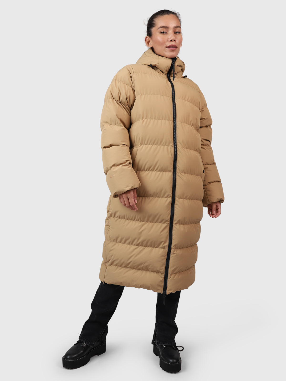 Bigsur Women Long Puffer Coat | Desert