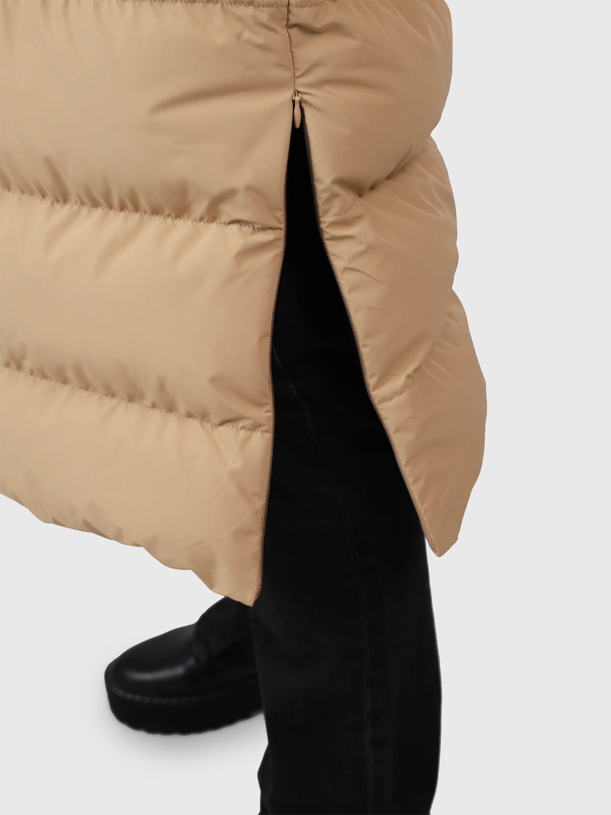 Bigsur Dames Lange Puffer Jas | Desert