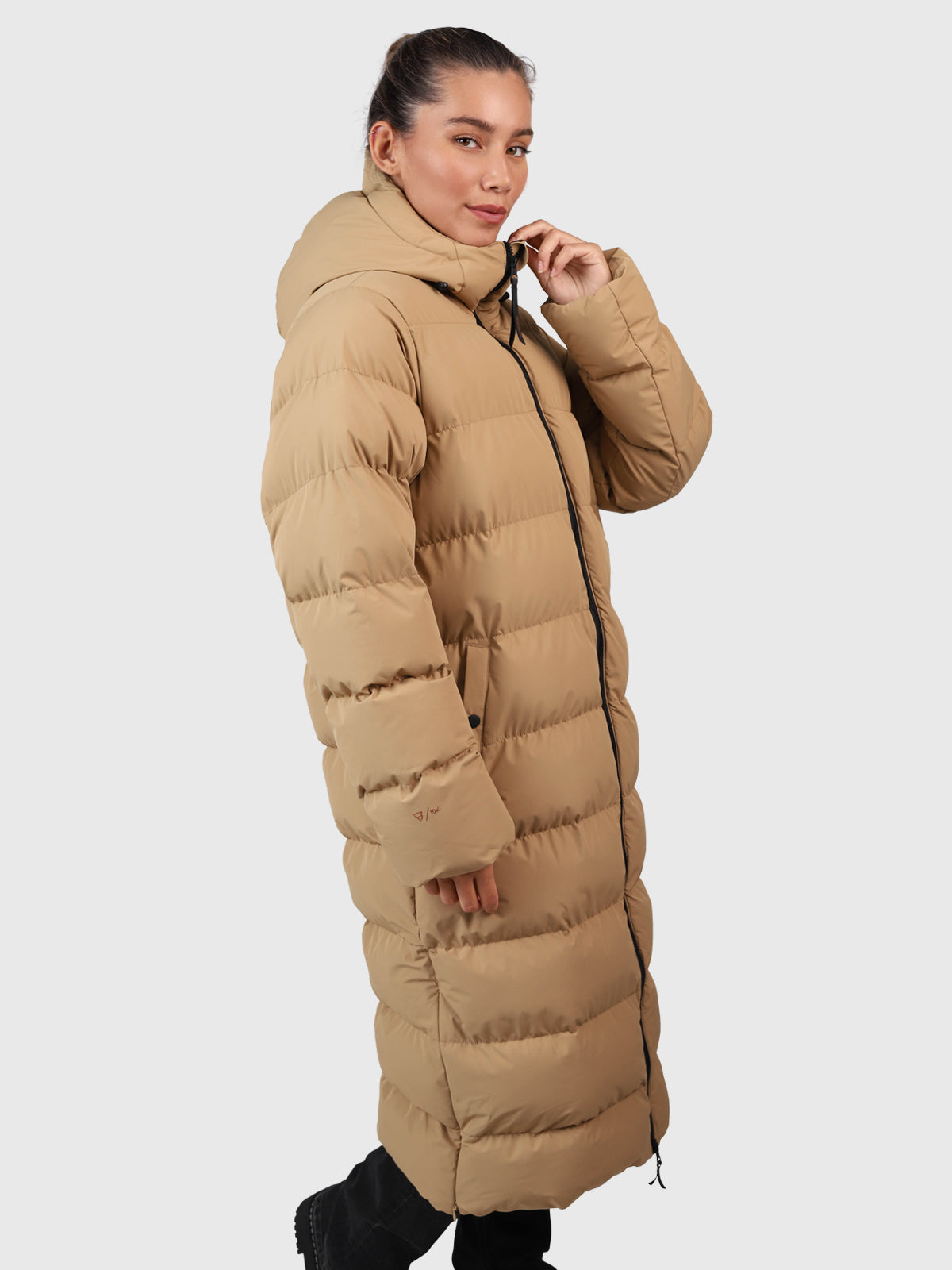 Bigsur Damen Langer Puffer Mantel | Desert