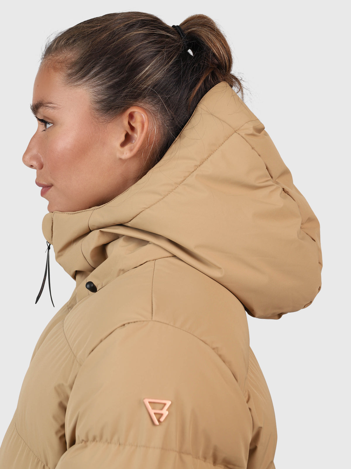 Bigsur Damen Langer Puffer Mantel | Desert