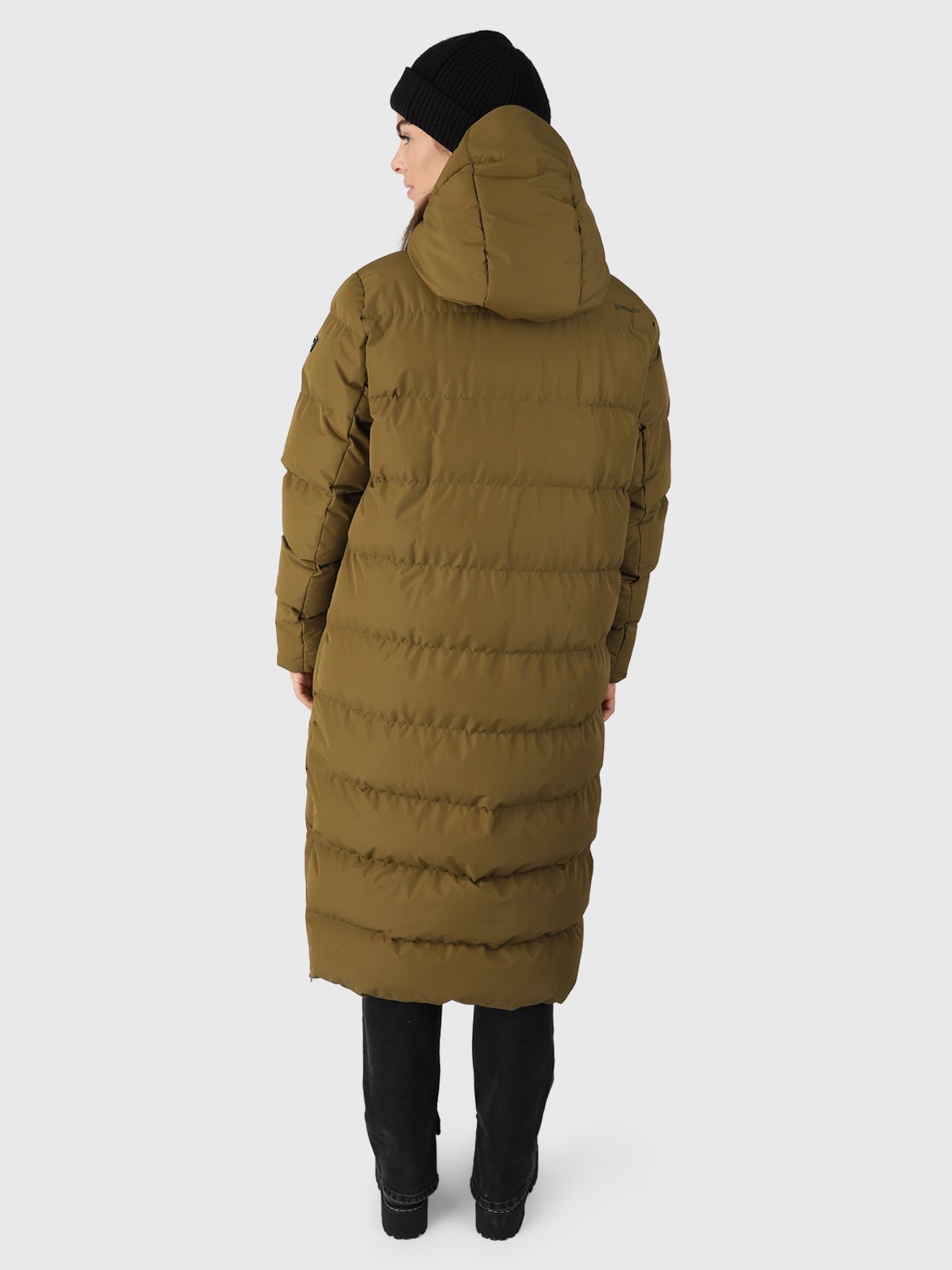 Women Bigsur Puffer | Long Green Coat