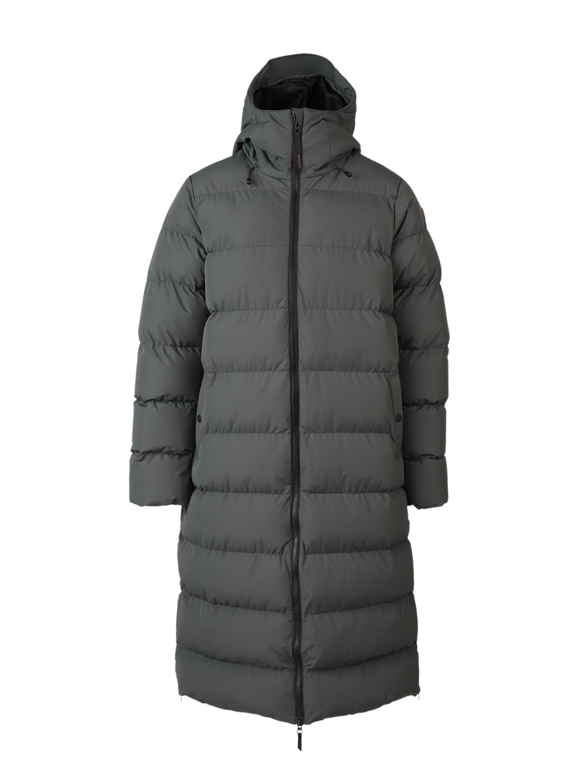 Bigsur Women Long Puffer Coat | Mud Green