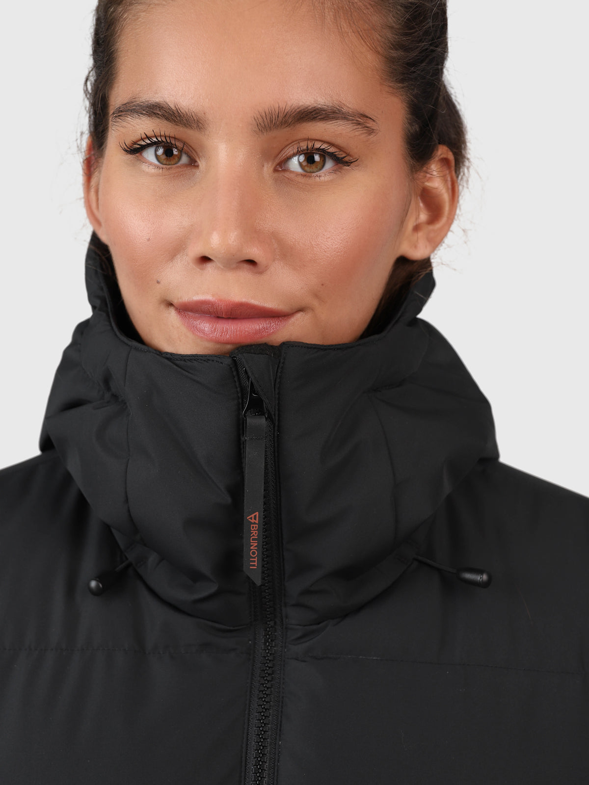 Bigsur Dames Lange Puffer Jas | Zwart