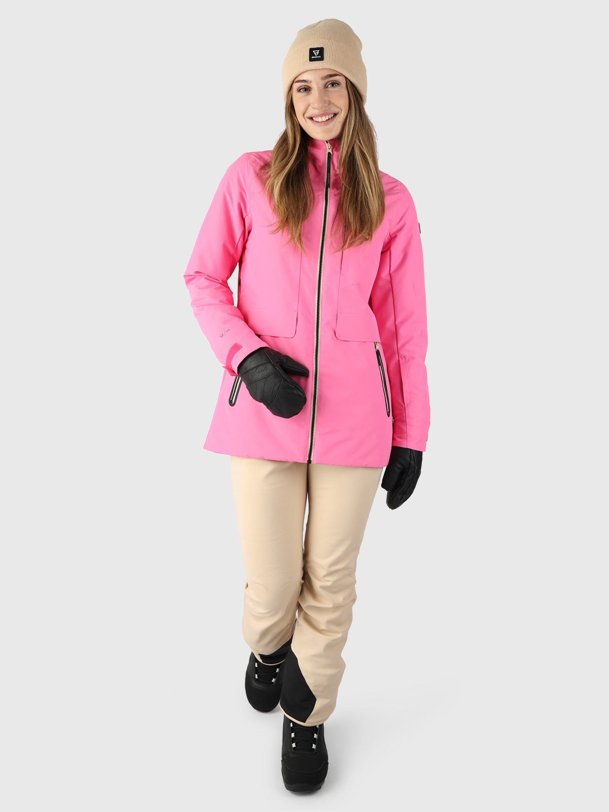 Roze ski jas dames sale