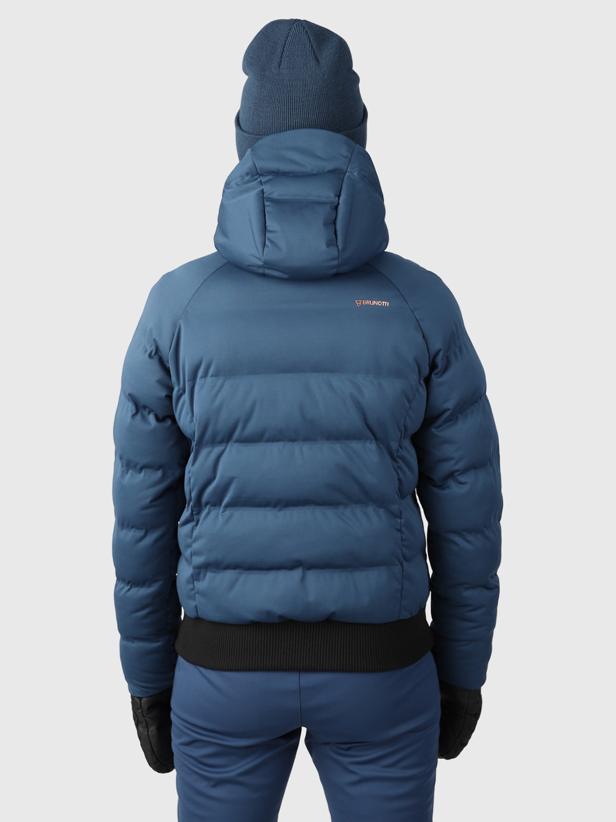 Firecrown Women Puffer Snow Jacket Blue