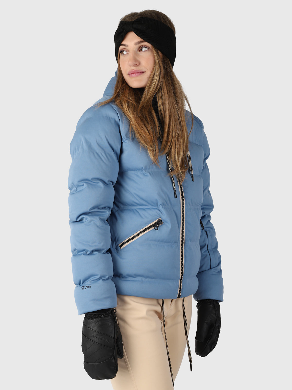 Irai Dames Puffer Ski Jas Blauw