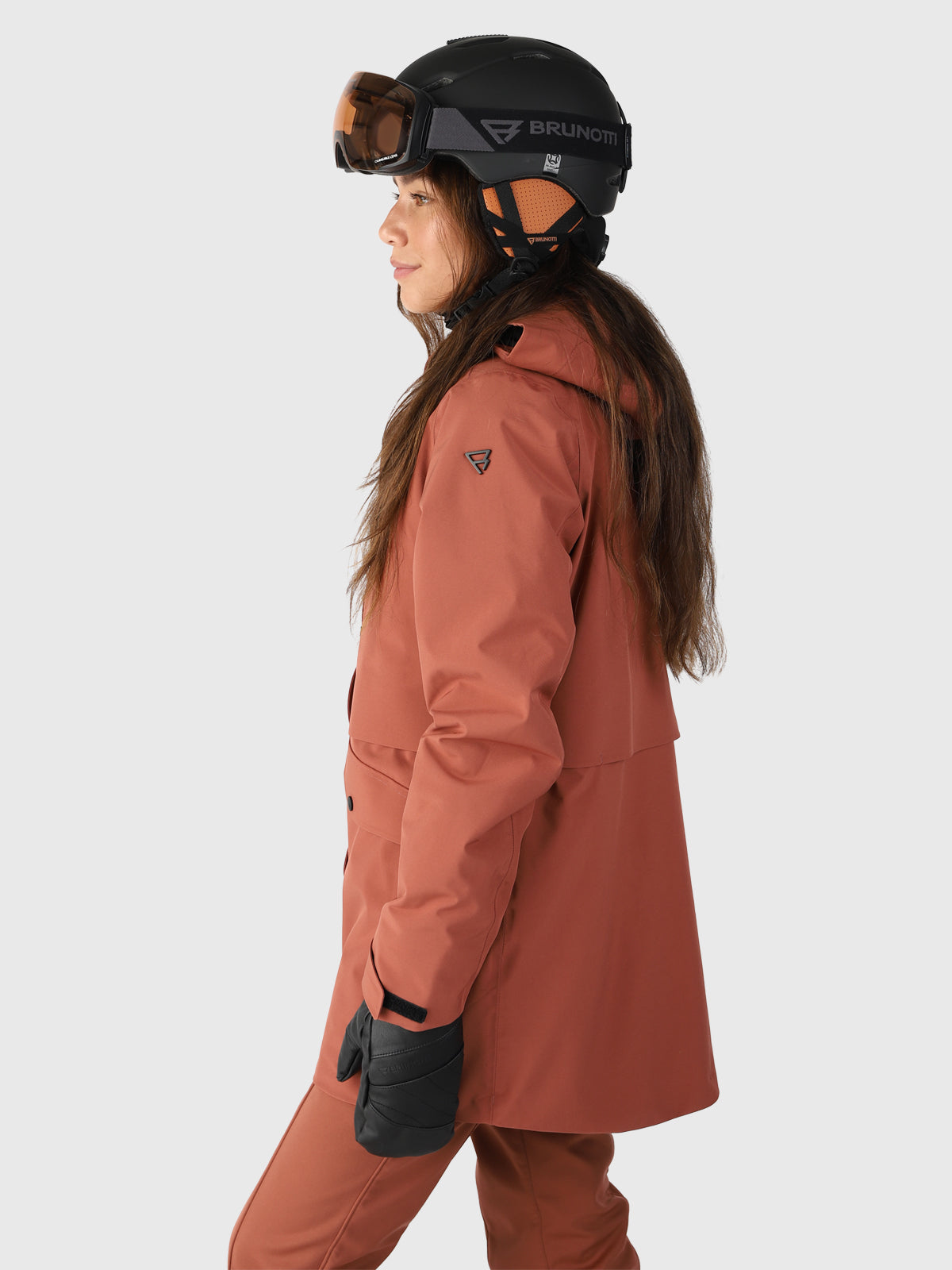 Bombini Women Snow Jacket Brown