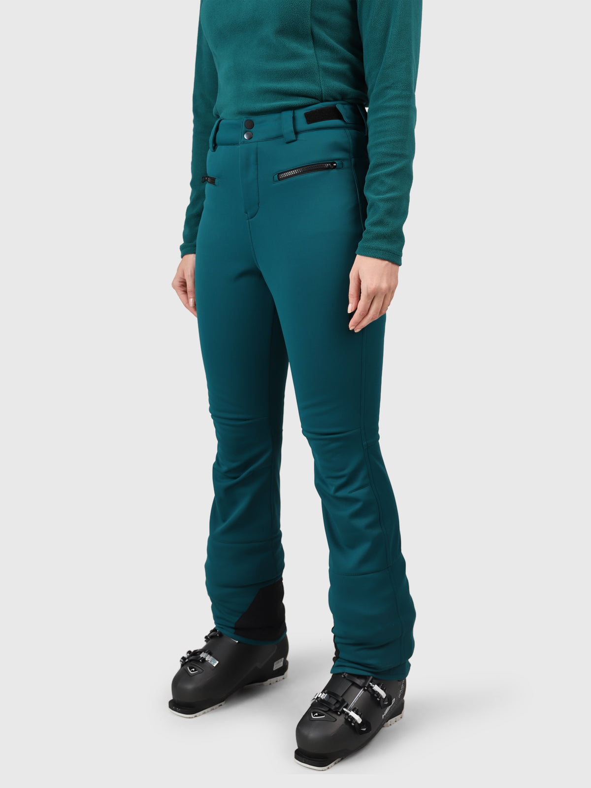 Coldlake Women Softshell Snow Pants | Evergreen