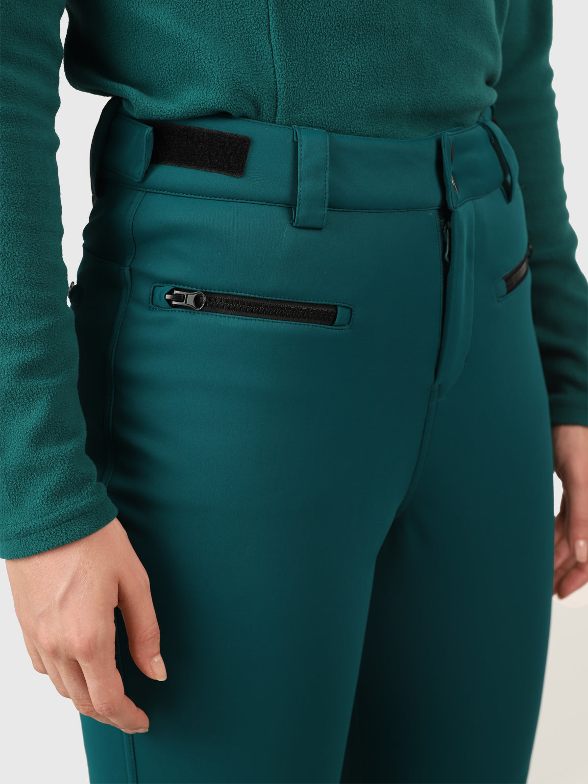 Coldlake Damen Softshell Skihose | Evergreen