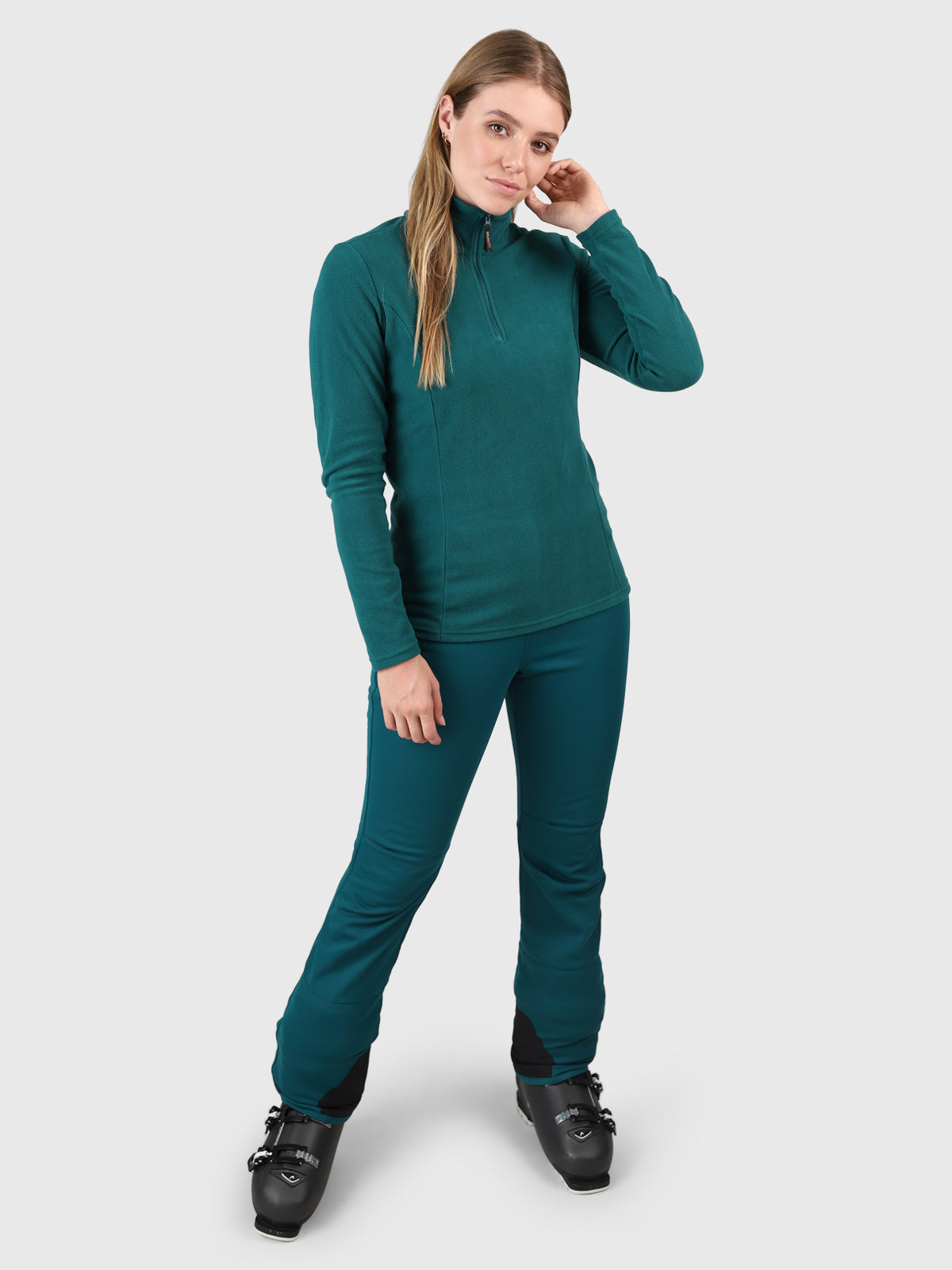 Coldlake Damen Softshell Skihose | Evergreen