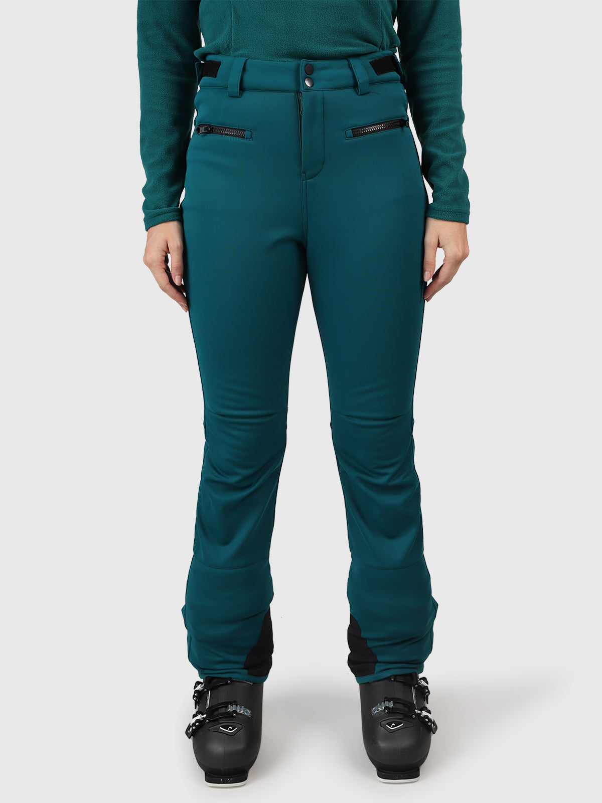 Coldlake Women Softshell Snow Pants | Evergreen