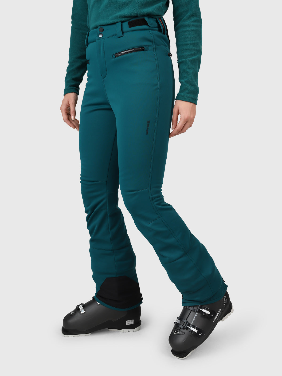 Coldlake Damen Softshell Skihose | Evergreen