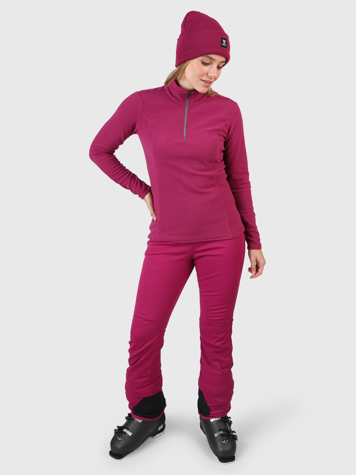 Coldlake Damen Softshell Skihose | Fuchsia