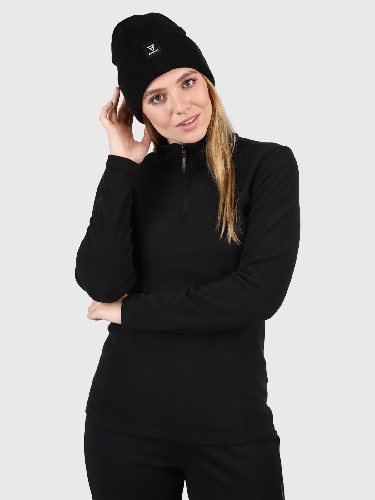 Mini-R Dames Fleece | Zwart