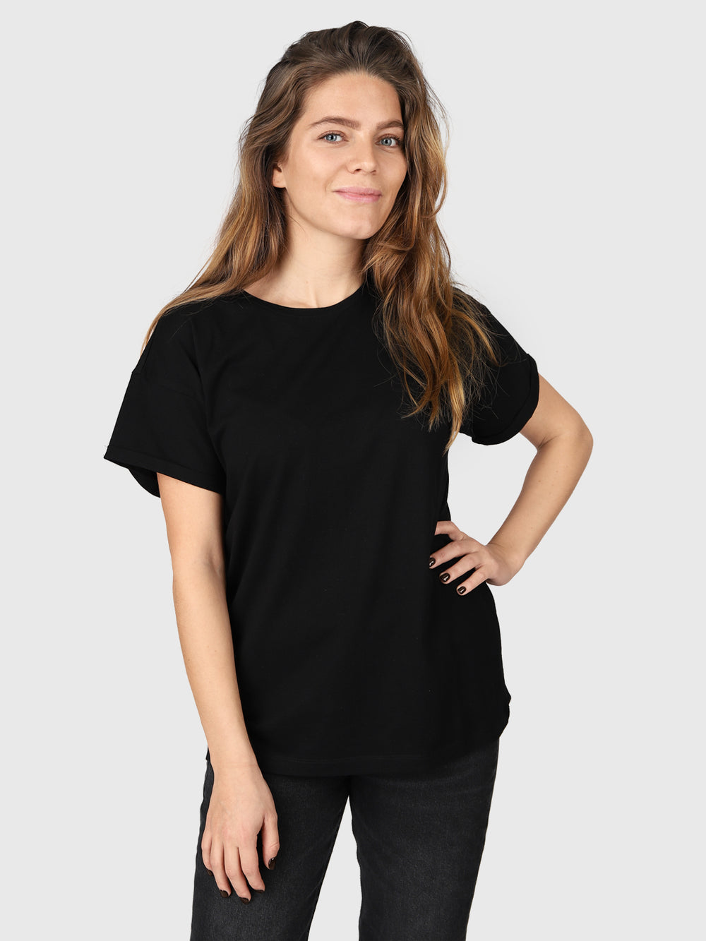 Samira-R Dames T-Shirt | Zwart | BRUNOTTI