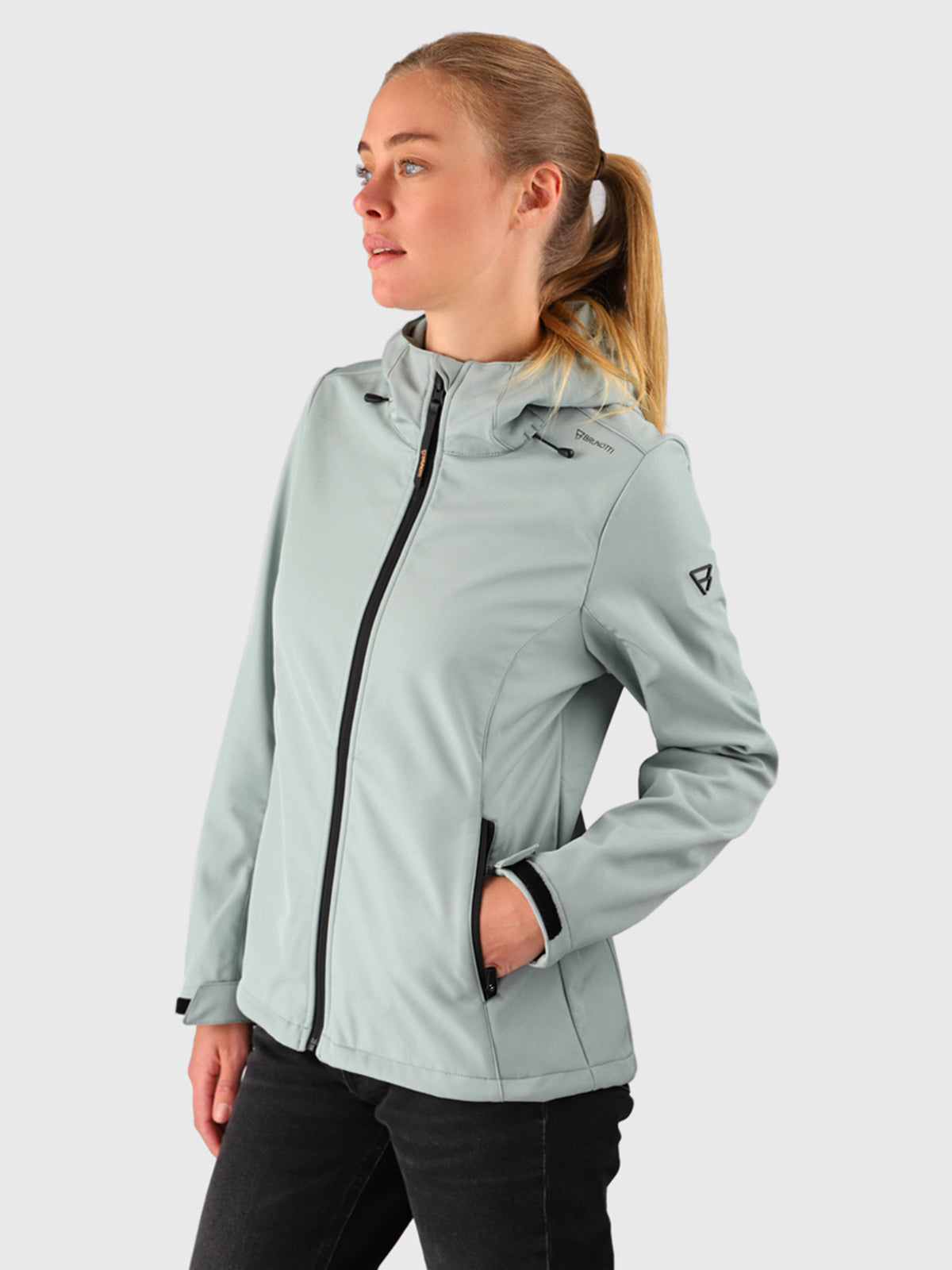 Joos Damen Softshell Jacke | Jet Grey