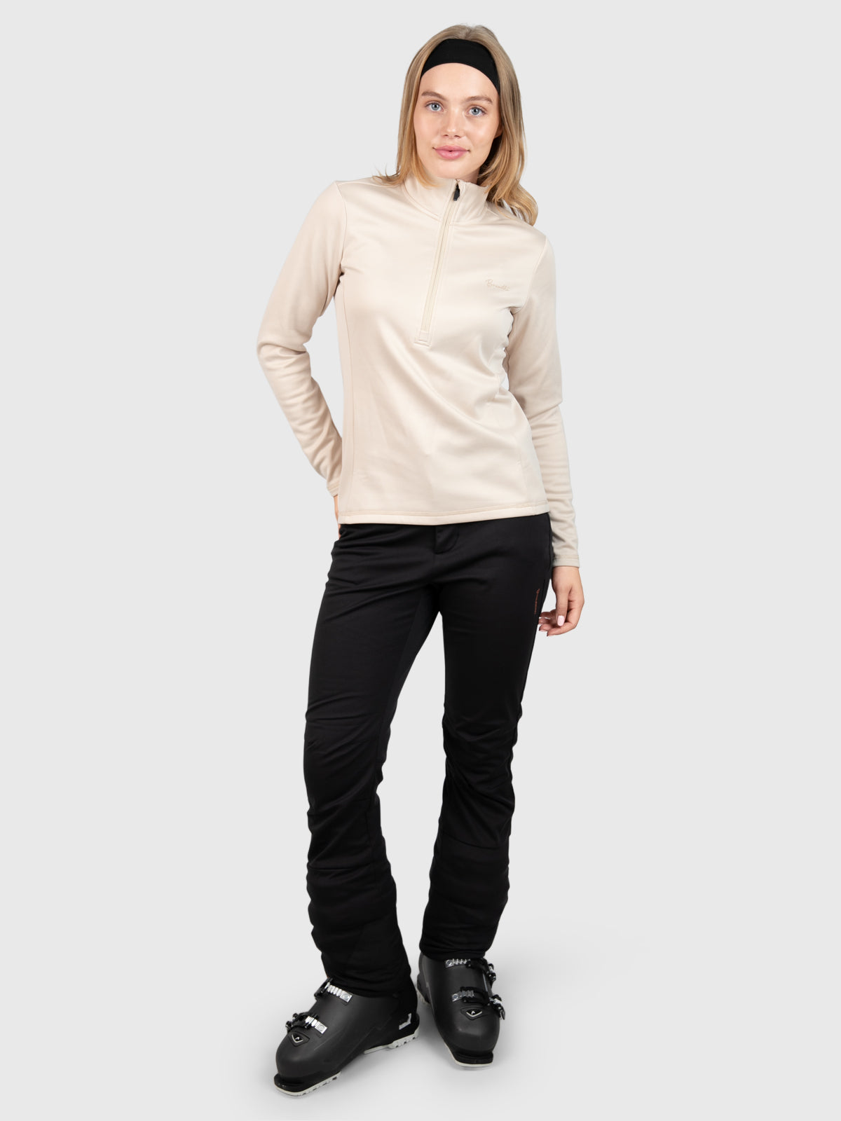 Coldlake-N Dames Softshell Skibroek | Zwart