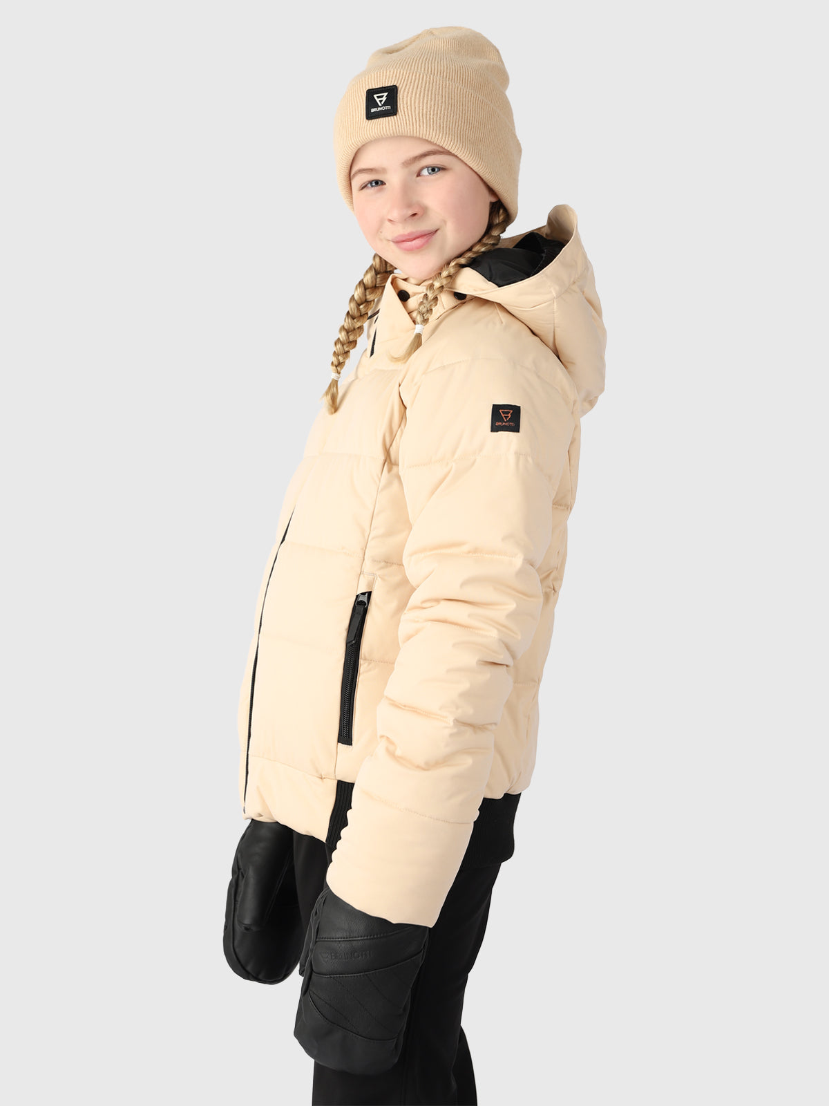 Suncrown Girls Puffer Snow Jacket White