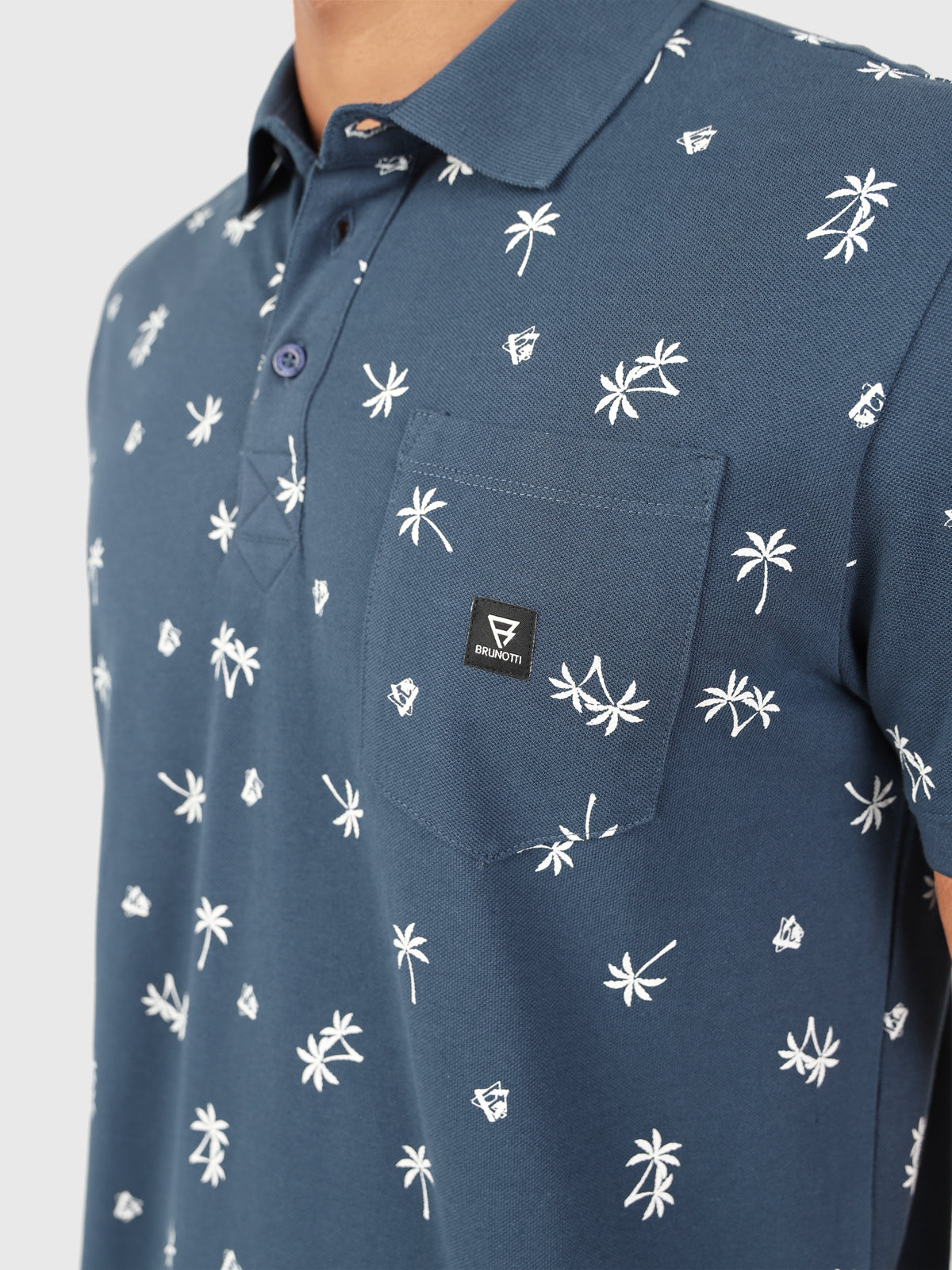 Addax-AO Heren Polo Shortsleeve | Blauw