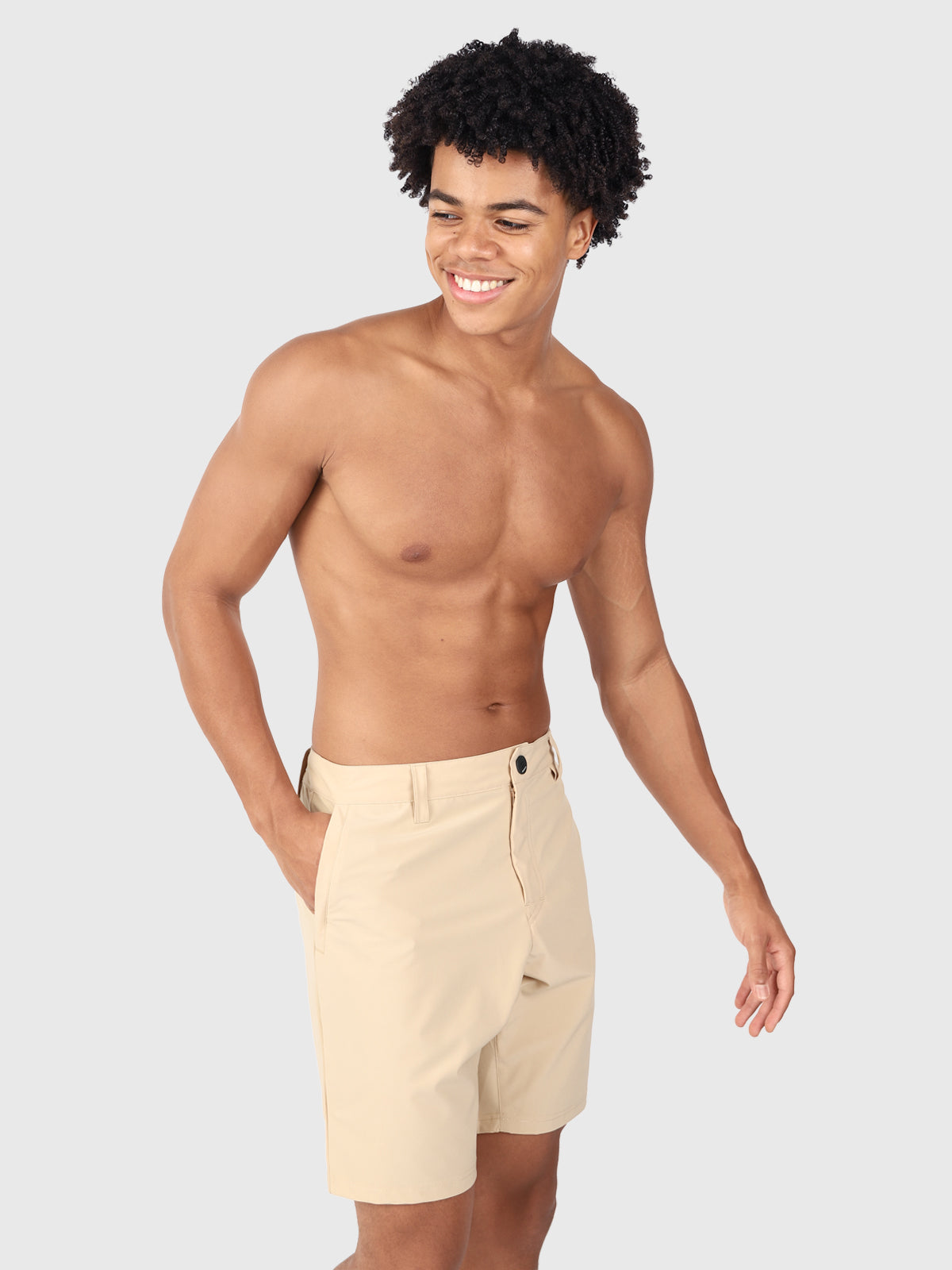 Marret Men Hybrid Shorts Beige