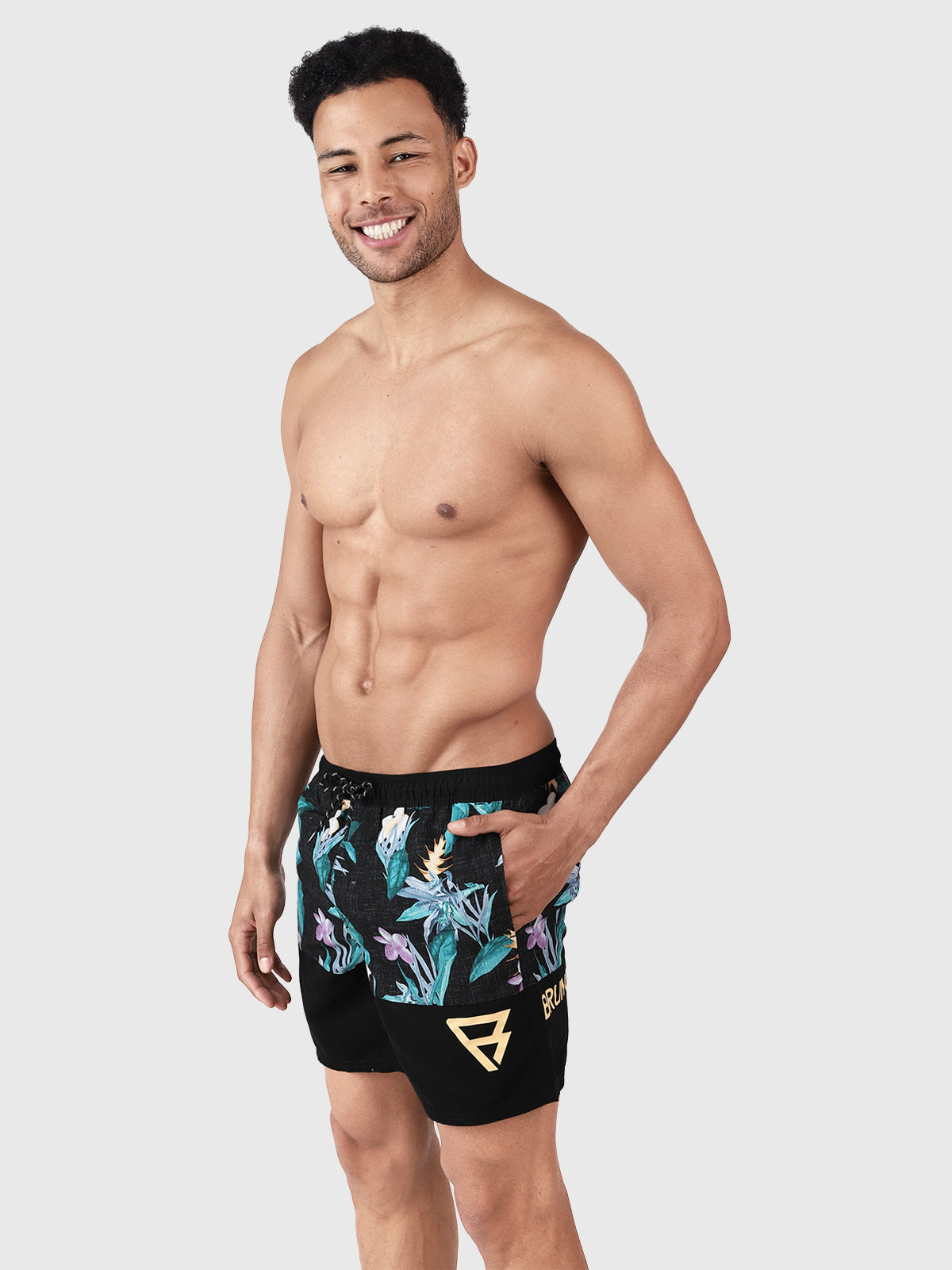 Black mens swimsuit online