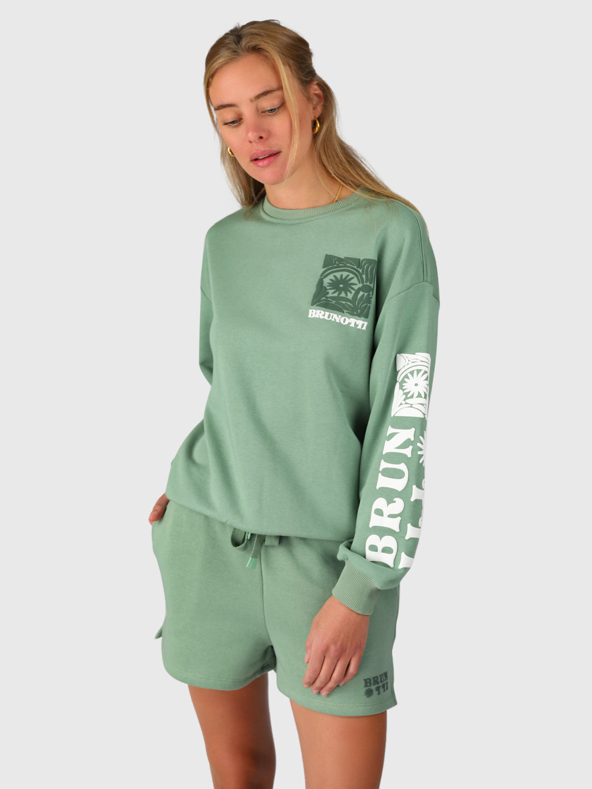 Ari Damen Sweatshirt | Eucalyptus