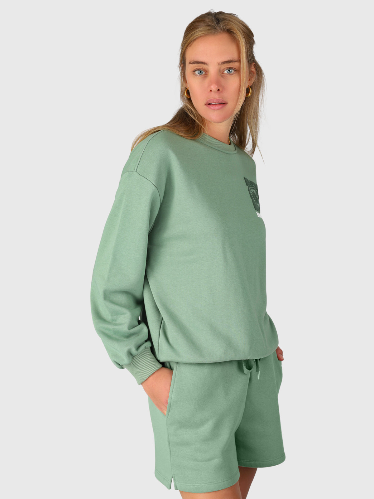 Ari Damen Sweatshirt | Eucalyptus