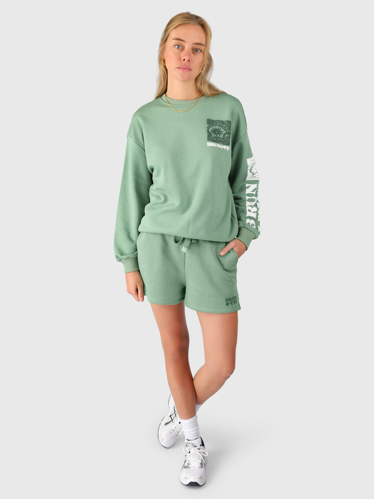 Ari Damen Sweatshirt | Eucalyptus