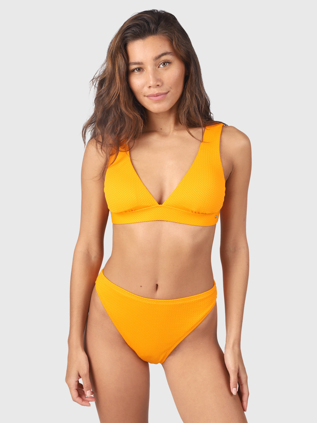 Forte STR Women Bralette Bikini Top Orange