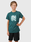 Jahny-Logosquare Boys T-shirt | Green