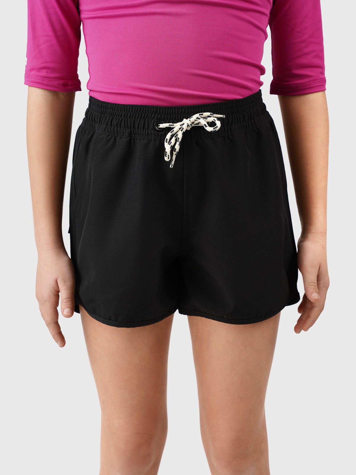 Girls black swim shorts on sale