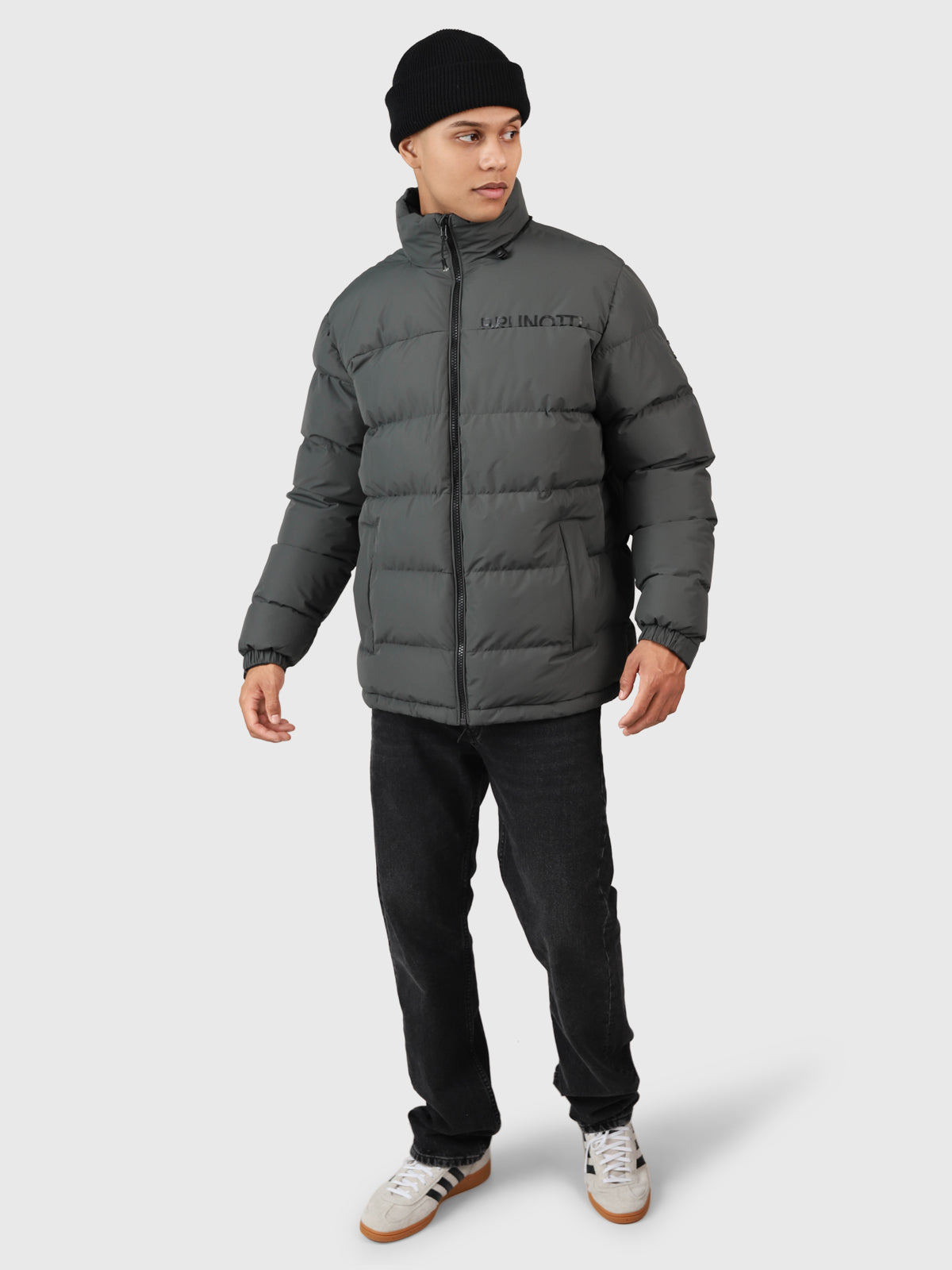 Bardigan Men Puffer Jacket | Mud Green