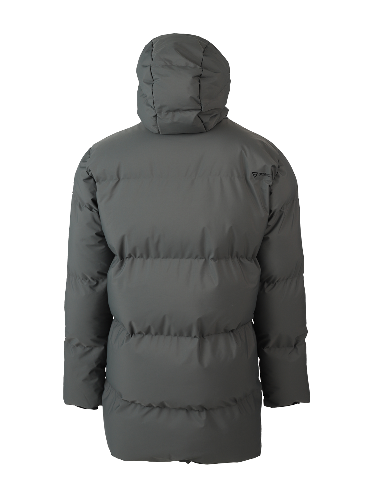 Bigmain Men Long Puffer Jacket | Mud Green