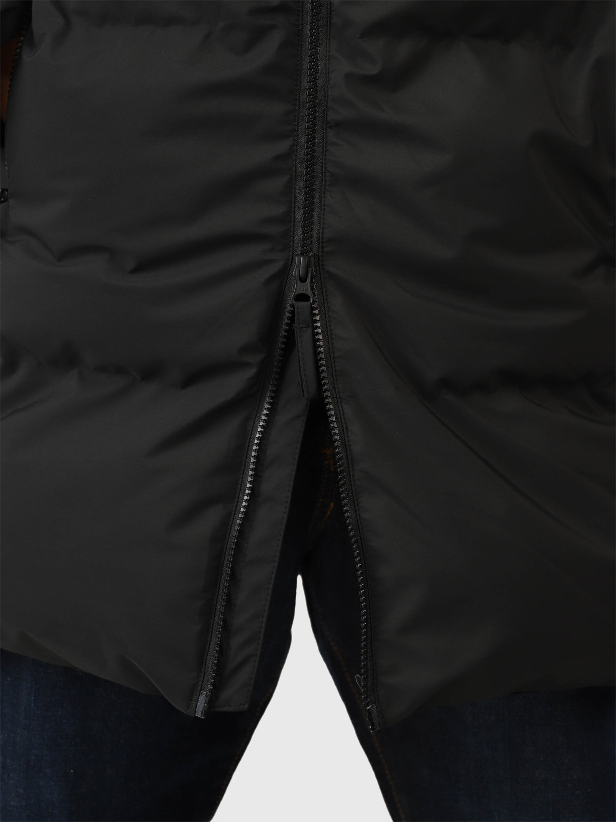 Bigmain Men Long Puffer Jacket | Black