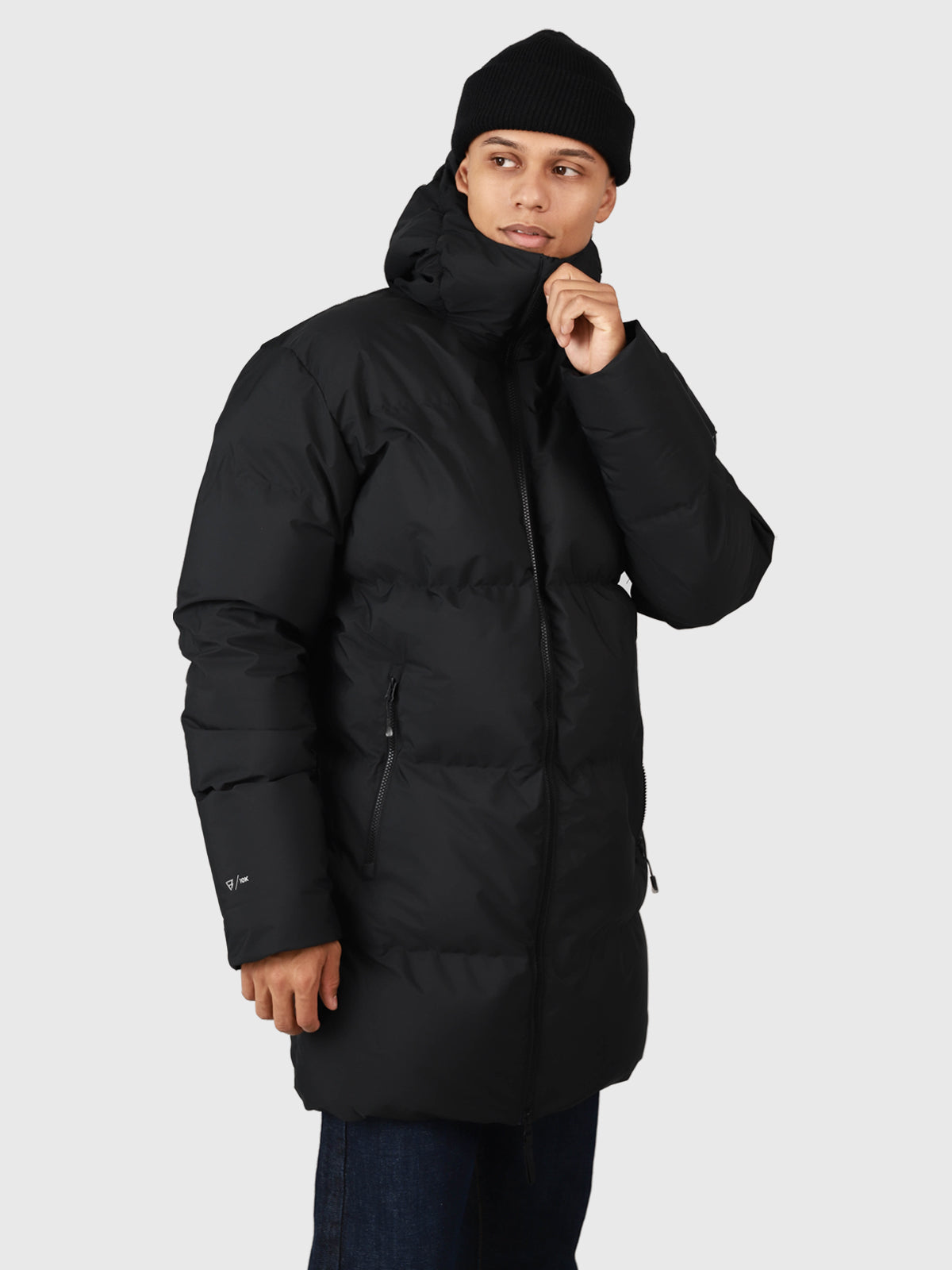 Bigmain Men Long Puffer Jacket | Black