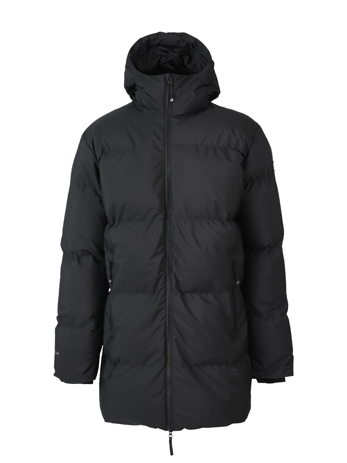 Bigmain Heren Lange Puffer Jas | Zwart