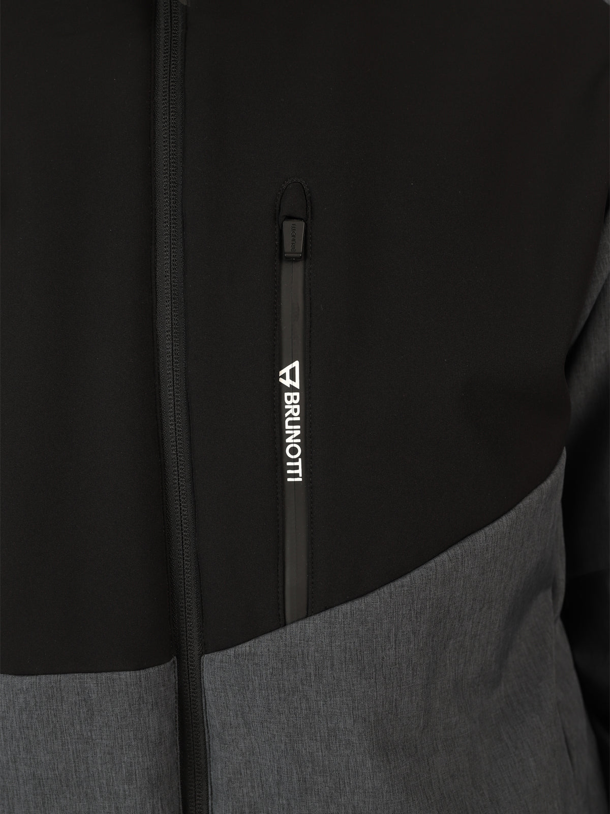 Twinstroke Heren Softshell Ski Jas | Dark Grey Melee